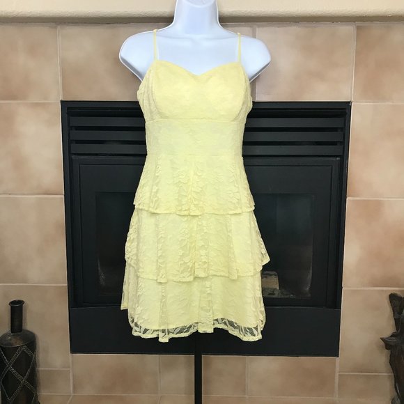 B Darlin Dresses & Skirts - ☀️SALE! B. DARLIN Lacy Dress | Yellow | Small